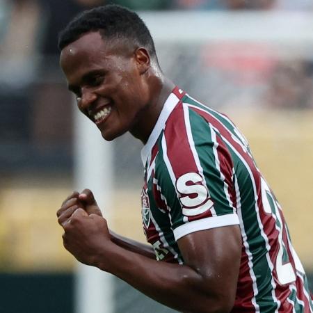 Arias comemora gol marcado pelo Fluminense contra o Ulsan no Mundial Arias comemora gol marcado pelo Fluminense contra o Ulsan no Mundial