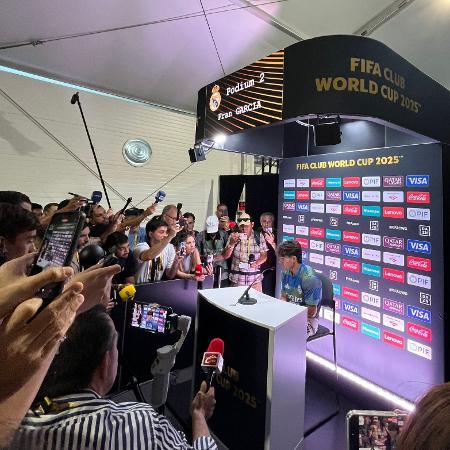 Fifa fez mais uma inovação no jogo do Real Madrid, no Mundial: o chamado "pódio"