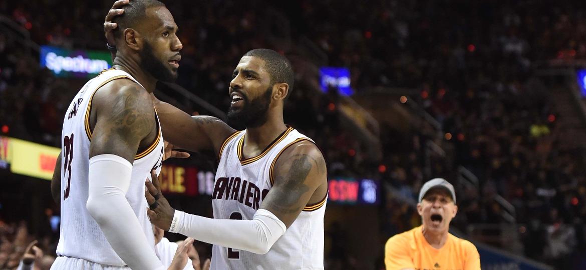 LeBron James e Kyrie Irving foram os nomes do Cleveland Cavaliers - Ken Blaze/USA TODAY Sports