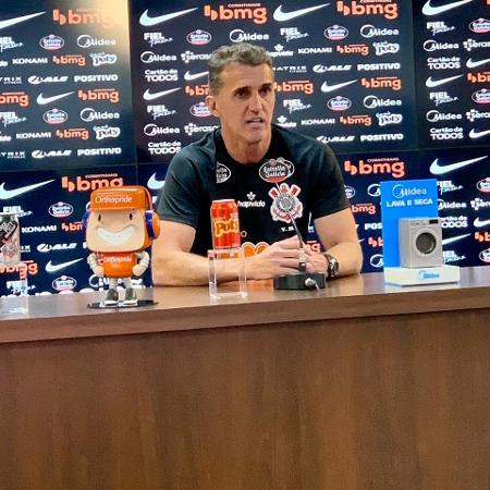 Vágner Mancini concede primeira coletiva como técnico do Corinthians - Corinthians/Divulgação