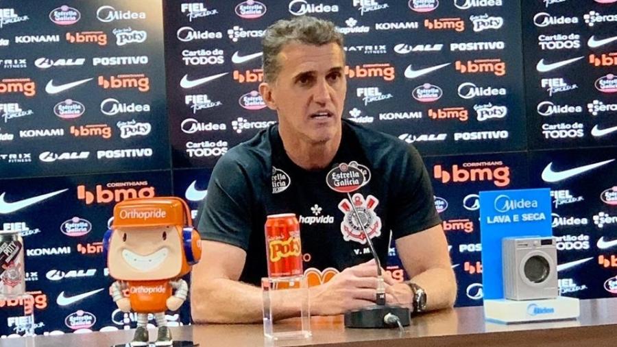 Vagner Mancini concede primeira coletiva como técnico do Corinthians - Corinthians/Divulgação