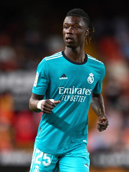 Volante Eduardo Camavinga jogando pelo Real Madrid - Quality Sport Images/Getty Images