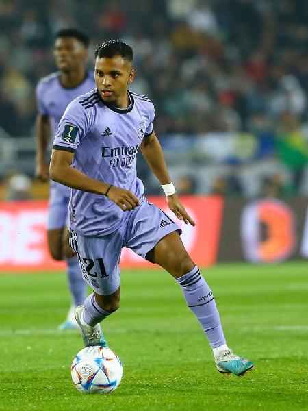 Rodrygo em ação pelo Real Madrid durante duelo contra o Al Ahly, pelo Mundial de Clubes - Mohammad Karamali/DeFodi Images via Getty Images