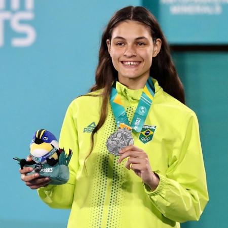 Maria Clara Pacheco, medalhista de prata no Pan 2023, se classificou para os Jogos Olímpicos
