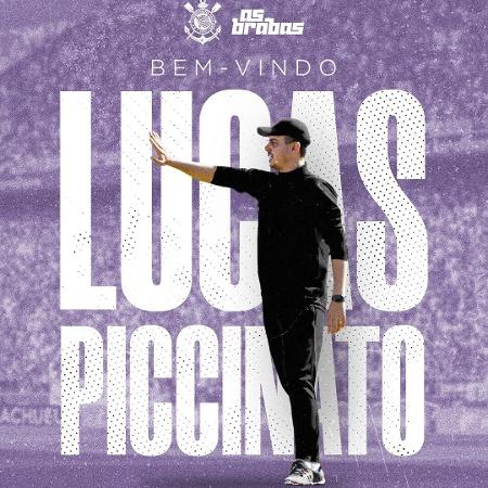 Lucas Piccinato é o novo treinador do Corinthians Feminino - Reprodução/Twitter/Corinthians