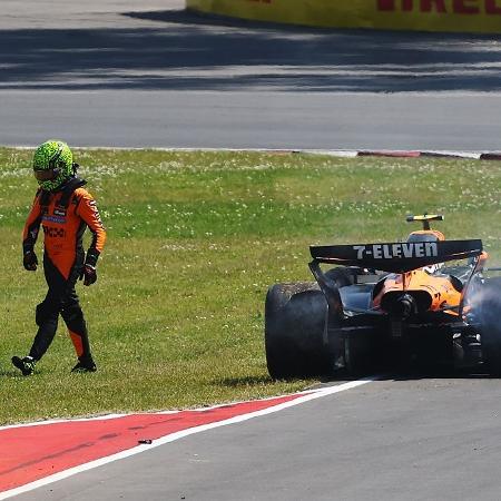 Lando Norris bate no fim no GP do Canadá Lando Norris bate no fim no GP do Canadá