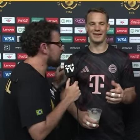 Neuer, goleiro do Bayern de Munique, se diverte ao saber que originou meme Neuer, goleiro do Bayern de Munique, se diverte ao saber que originou meme