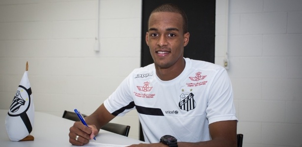 Luiz Felipe pertencia ao Paraná e assinou contrato por 4 anos com o Santos - Divulgação/Santos FC