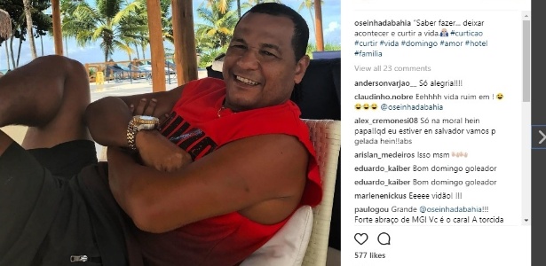 Ex-atacante Oseas se tornou investidor no ramo imobiliário na Bahia - Reprodução/Instagram