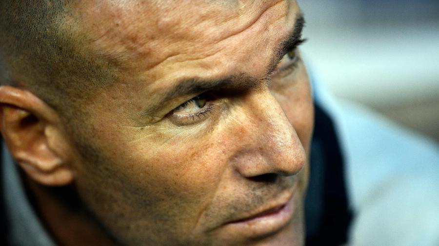 Zidane, técnico do Real Madrid, lamentou um empate e duas derrotas, com 12 gols sofridos, em torneio de pré-temporada - Johannes Eisele/AFP