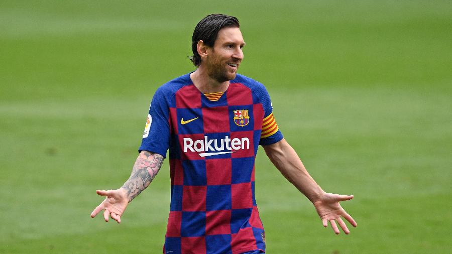 Lionel Messi, durante a partida entre Barcelona e Celta - Octavio Passos/Getty Images