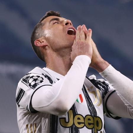 Cristiano Ronaldo durante eliminação da Juventus na Liga dos Campeões - Jonathan Moscrop/Getty Images