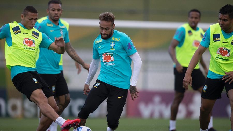 Neymar será titular da seleção brasileira amanhã (4), contra o Equador, pelas Eliminatórias - Lucas Figueiredo/CBF