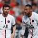 Messi e Neymar em ação durante partida do PSG contra o Rennes pelo Campeonato Francês - REUTERS/Stephane Mahe