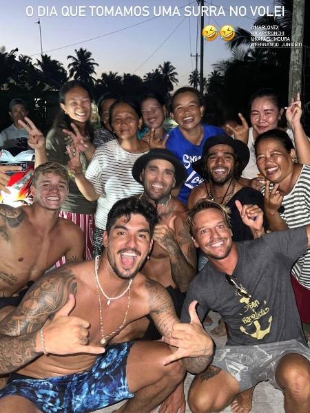 Gabriel Medina curte ilha na Indonésia antes do retorno ao mundial - reprodução/Instagram