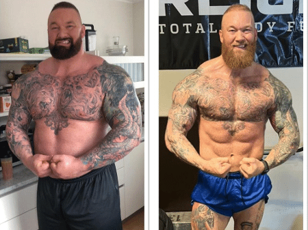 Ator de Game of Thrones, Bjornsson perde 55kg e confirma luta de boxe