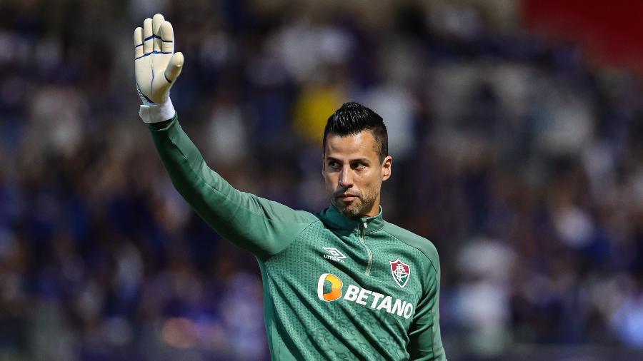 Fábio, goleiro do Fluminense, é homenageado por torcedores do Cruzeiro em jogo pela Copa do Brasil - GILSON JUNIO/W9 PRESS/ESTADÃO CONTEÚDO