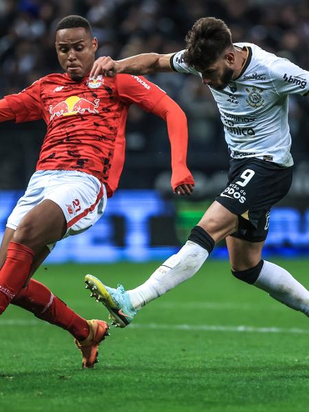 Yuri Alberto, do Corinthians, em jogo contra o RedBull Bragantino pelo Brasileirão - Marcello Zambrana/AGIF