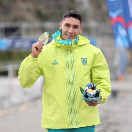 Pan 2023: Guilherme Mapelli, medalhista de ouro na canoagem slalom