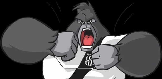 O Gorila, novo mascote da Ponte Preta  - Divulgação 