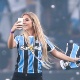 Grêmio é multado em R$ 50 mil por invasão de Carol Portaluppi em final - Jefferson Bernardes/AFP