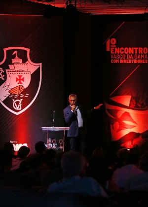 Presidente Alexandre Campello durante apresentação de evento do Vasco - Rafael Ribeiro / Site oficial do Vasco - Rafael Ribeiro / Site oficial do Vasco