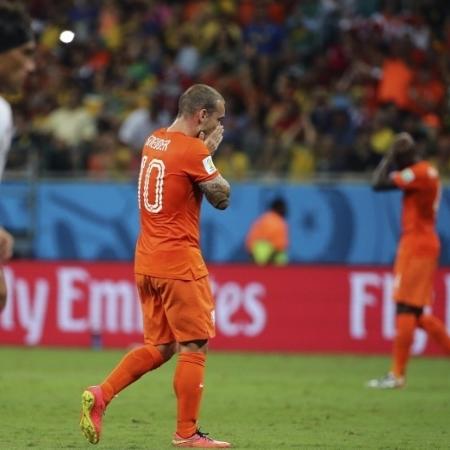 Sneijder com a camisa da Holanda - EFE/Antonio Lacerda