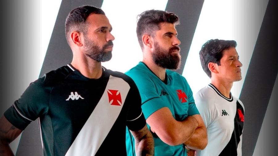 Castan, Fernando Miguel e Cano são jogadores que receberam liberdade de Luxa para exercer liderança no Vasco - Divulgação / Vasco