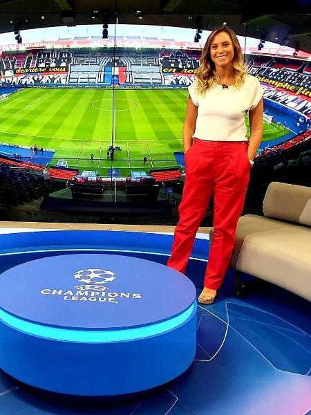 Taynah Espinoza, apresentadora do TNT Sports Taynah Espinoza, apresentadora do TNT Sports