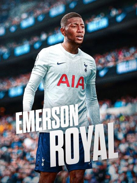 Emerson Royal é anunciado no Tottenham - Reprodução/Twitter