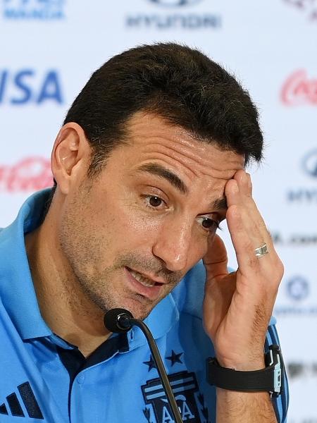 Lionel Scaloni, técnico da Argentina na Copa do Mundo 2022 - Michael Regan - FIFA/FIFA via Getty Images