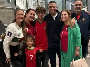 Família de Cristiano Ronaldo tieta Mbappé após eliminação de Portugal