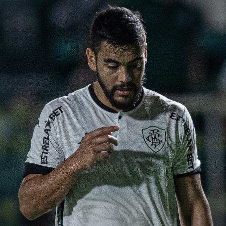 Barreto, do Botafogo, durante jogo contra o Goiás em 2021