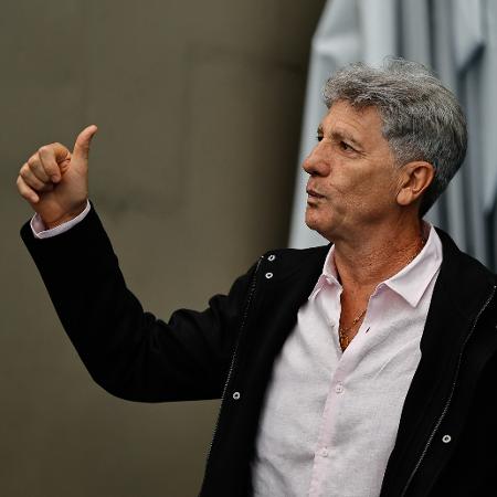 Renato Gaúcho comandou o Grêmio contra o Cruzeiro pelo Brasileirão