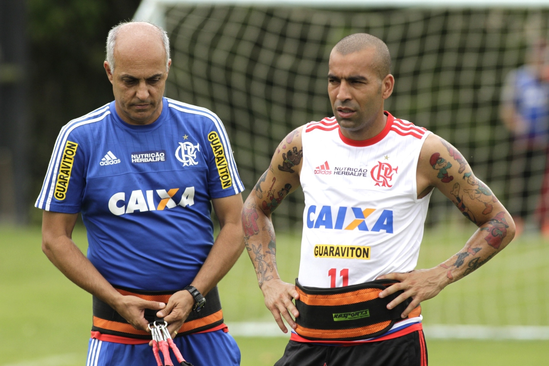 O atacante do Flamengo também retratou desenhos clássicos como Pernalonga e Scooby-Doo - Gilvan de Souza/Flamengo