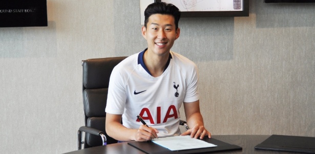 Heung-Min Son assina novo contrato com o Tottenham - Divulgação