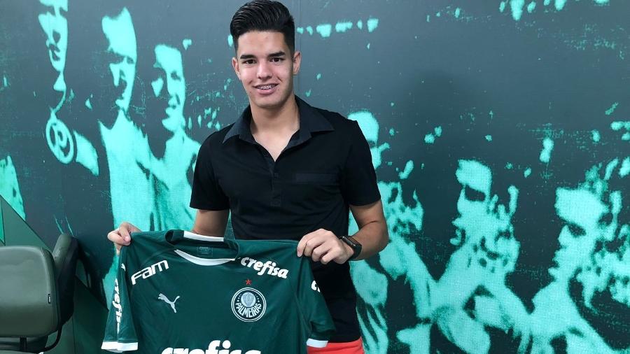Gustavo Peralta assinou contrato com o Palmeiras e já vinha trabalhando no clube - Twitter/Reprodução