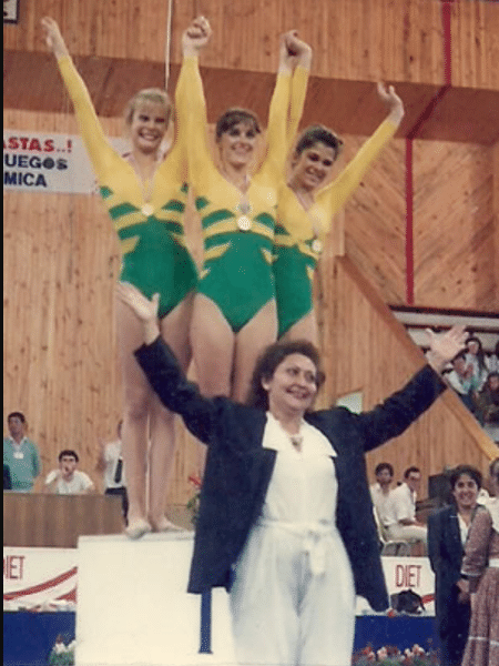 Daisy Barros, ex-ginasta brasileira - Divulgação / Confederação Brasileira de Ginástica