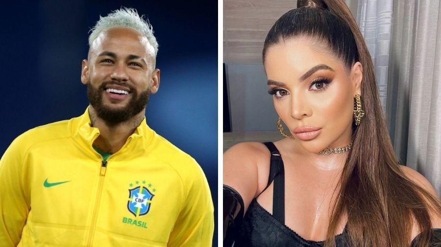 Neymar e Gkay brincaram nas redes sociais - Montagem/UOL