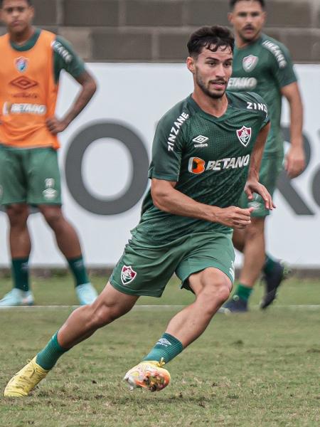 Martinelli durante treino do Fluminense no CT Carlos Castilho - Foto: Marcelo Gonçalves/Fluminense FC 