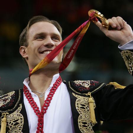 O ex-patinador artístico russo Roman Kostomarov, medalhista de ouro nos Jogos Olímpicos de 2006, em Turin - Elsa/Getty