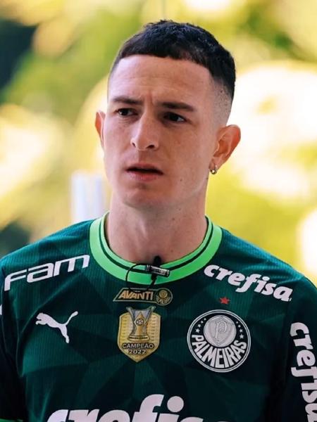 Aníbal Moreno, do Palmeiras, é reforço para 2024 - Reprodução/TV Palmeiras