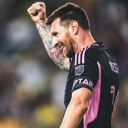 Ídolo máximo do Barça, que hoje atua pelo Inter Miami, vibrou com título dos espanhóis - Divulgação/Inter Miami
