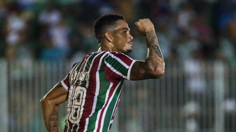 Luciano comemora gol do Fluminense contra Boavista pela Taça Rio - LUCAS MERÇON / FLUMINENSE F.C.
