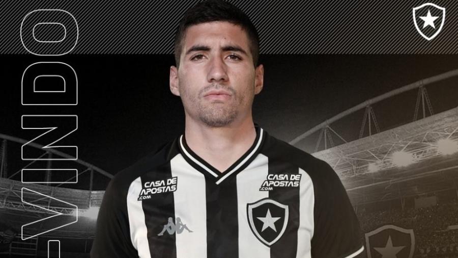 Botafogo anunciou a contratação do lateral Federico Barrandeguy  - Reprodução