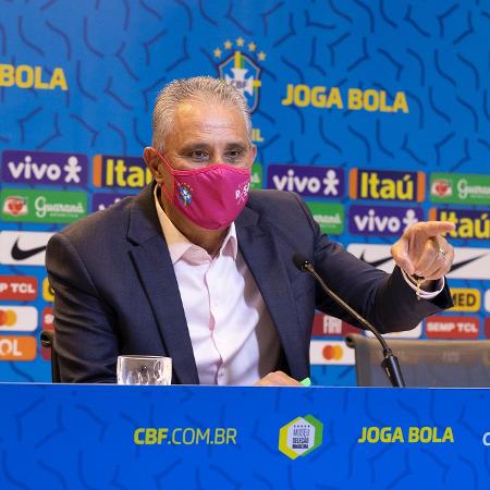 Tite durante convocação da seleção brasileira - Lucas Figueiredo/CBF