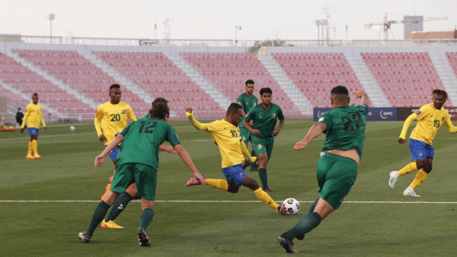 Seleção de Ilhas Salomão venceu Ilhas Cook em partida pelas Eliminatórias da Oceania para a Copa do Mundo - Divulgação/Confederação de Futebol da Oceania