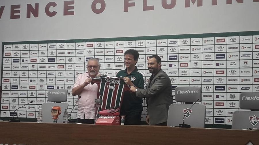 Técnico Fernando Diniz é apresentado como novo técnico no Fluminense - Alexandre Araújo/UOL