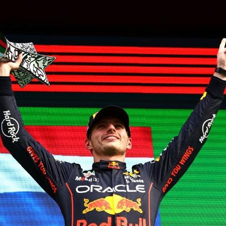 Max Verstappen, da Red Bull, foi campeão do GP da Holanda em 2022