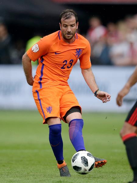 Rafael Van der Vaart, ex-jogador, defendendo a seleção holandesa em 2018. - Soccrates Images/Getty Images